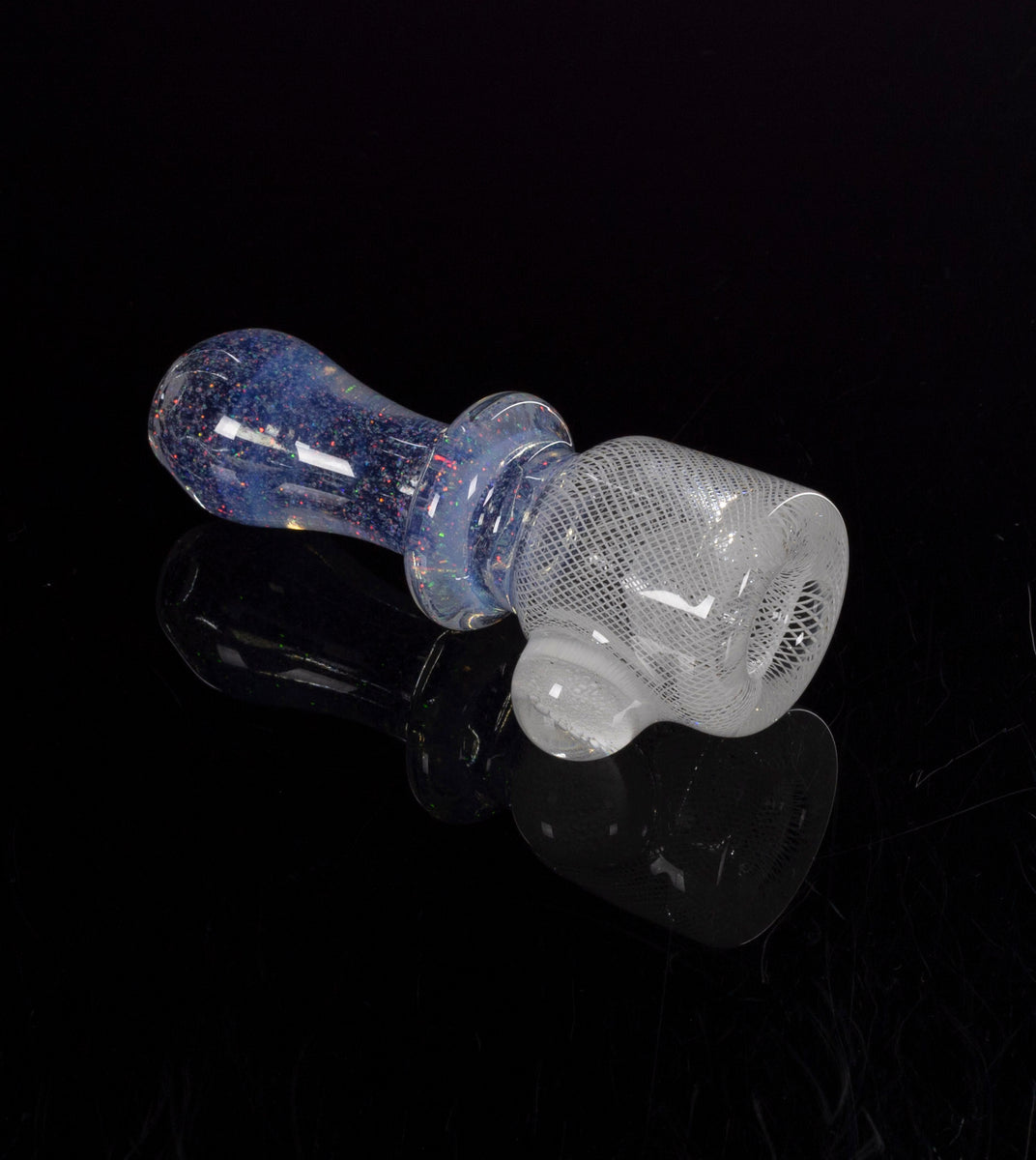 Blue Soldier Art Crushed Neo Opal Chillum The Highest Cloud Glass Gallery