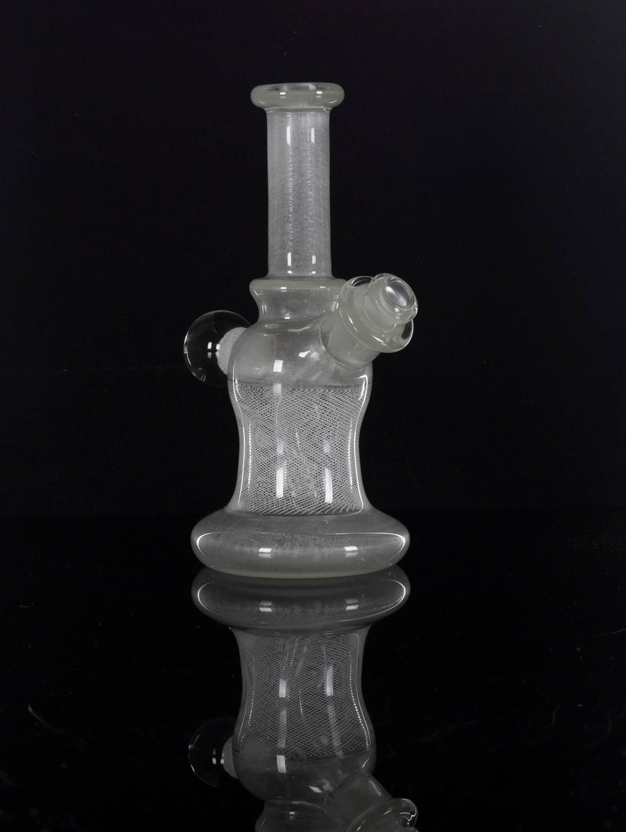 Blue Soldier Art Mini Tube White Satin (UV) The Highest Cloud Glass