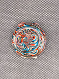 Red White Blue Swirl Pendant
