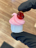 Bambi Glass Cupcake with Cherry Pendants CFL