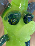 T Tree Glass Sitting Dog Banger Hanger W/ Milli Eyes
