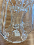 Birdshot Glass Works Clear Triple Drain Recycler