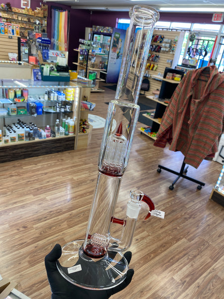Sovereignty Glass 8 Arm- 3 Line Ruby Slippers