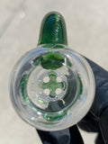 Chigga Dabs Green Stardust 18mm 4-hole Horned Slide