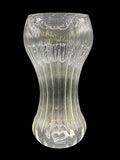 Tall Clear Cup With Design On Bottom