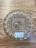 Tall Clear Cup With Design On Bottom