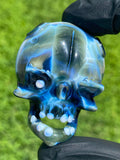 Ras Glass Skull Pendants