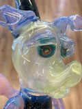 T Tree Glass Faceted Bubble Dumper w/ Millie eyes