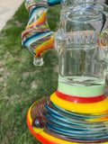 5_3elements_Glass Recycler Tube - Froot Loops