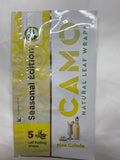 Camo Natural Leaf Hemp Wraps 5pk