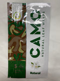 Camo Natural Leaf Hemp Wraps 5pk