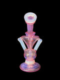Spiggity Glass Faceted Recycler Karmaline & Pixie