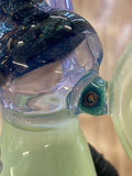 T Tree Glass Faceted Bubble Dumper w/ Millie eyes