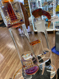 Sovereignty Glass Mini Grid Dome- 3 Cut 360 Grid Stemline Guava Root