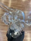 Birdshot Glass Works Clear Triple Drain Recycler