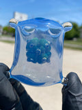Roysco Glass Peyote Pillow Pendant
