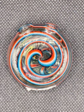 Red White Blue Swirl Pendant