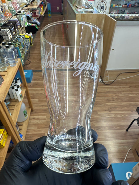 Sovereignty Glass Pilsner Cup