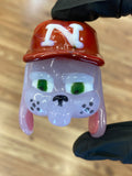 Friday Glass Nebraska Bunny Head Pendant