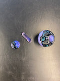 Ath_Glass Terp Slurper Set Purple Lilac Ghost