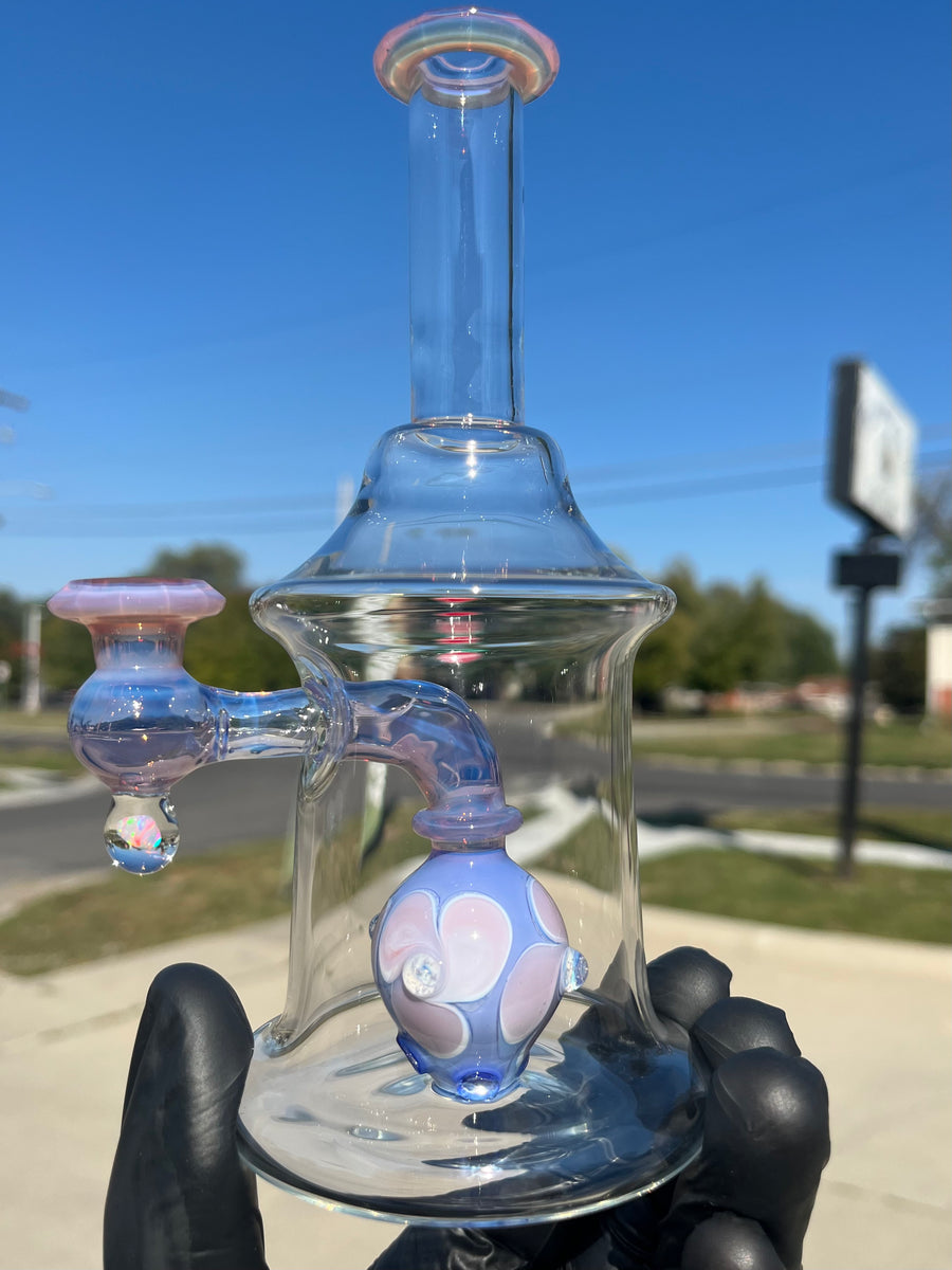 Custom Glass Rig Boonie Glass Faceted Rigs – The Highest Cloud Glass Gallery