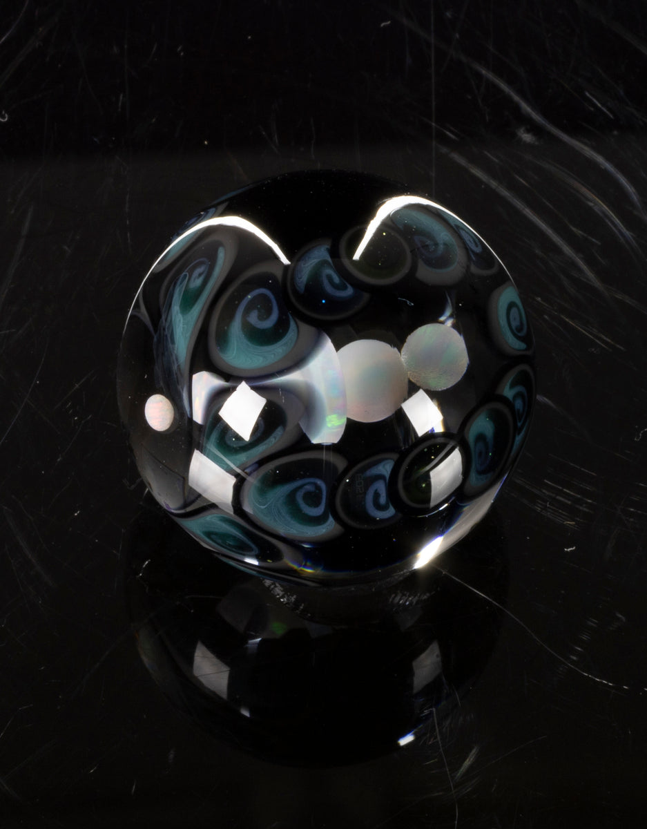 #19 Caged 7 Opalstack Marble – The Highest Cloud Glass Gallery