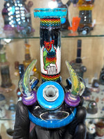 Big Z Glass x Kevin Murray Glass Faceted Space Tech Mini Tube