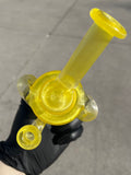 Blew Glass Recycler Pineapple over Satin
