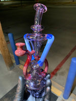 Matt D Glass Recycler Purple Amethyst, Dense Sonic & Purple Rainbow