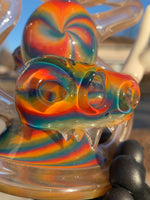 Space Cricket Glass x Steezy Glass Creations x Mshea1980 Klein Peach & Tiedye