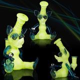 T Tree Glass Sitting Dog Banger Hanger W/ Milli Eyes