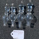 Brand Name Glass Clear Bubble Caps