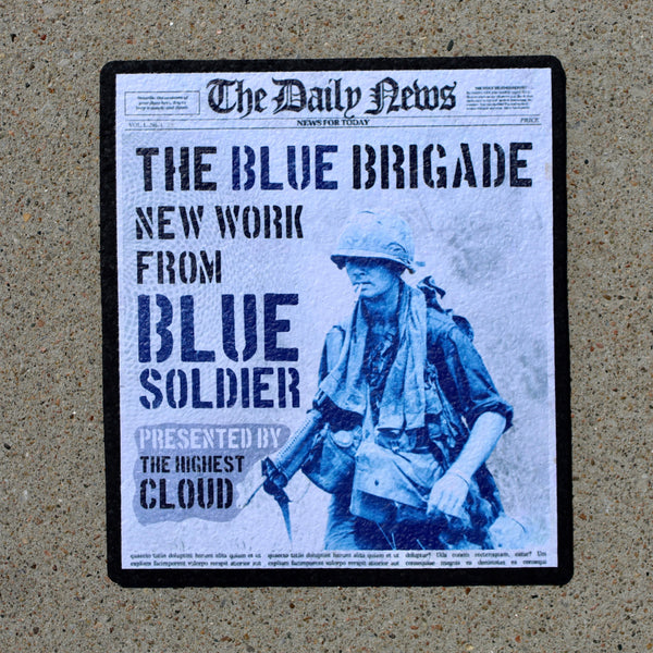 The Highest Cloud x Blue Soldier Art "The Blue Brigade" Moodmat